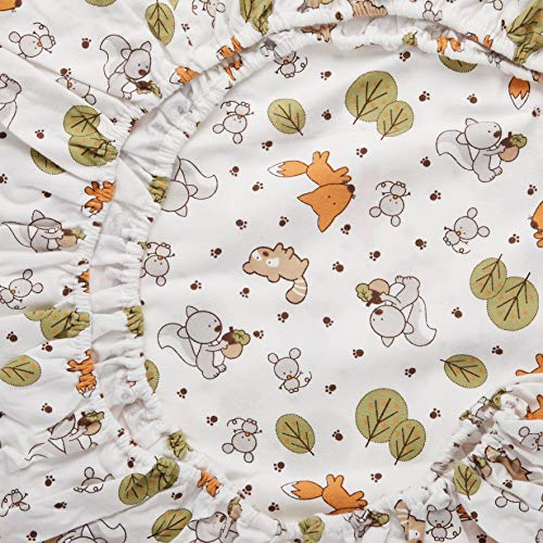 Trend Lab Crib Sheet, Forest Animal #TOP3