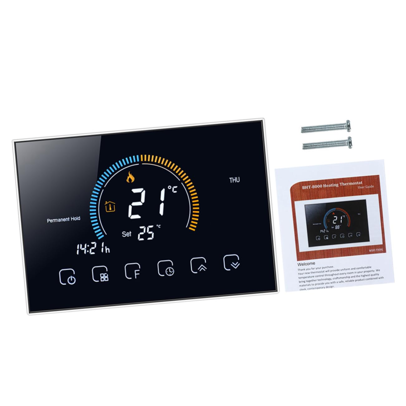 OSALADI Termostato Intelligente Con Design Moderno Per La Casa Regolatore Di Temperatura Intelligente