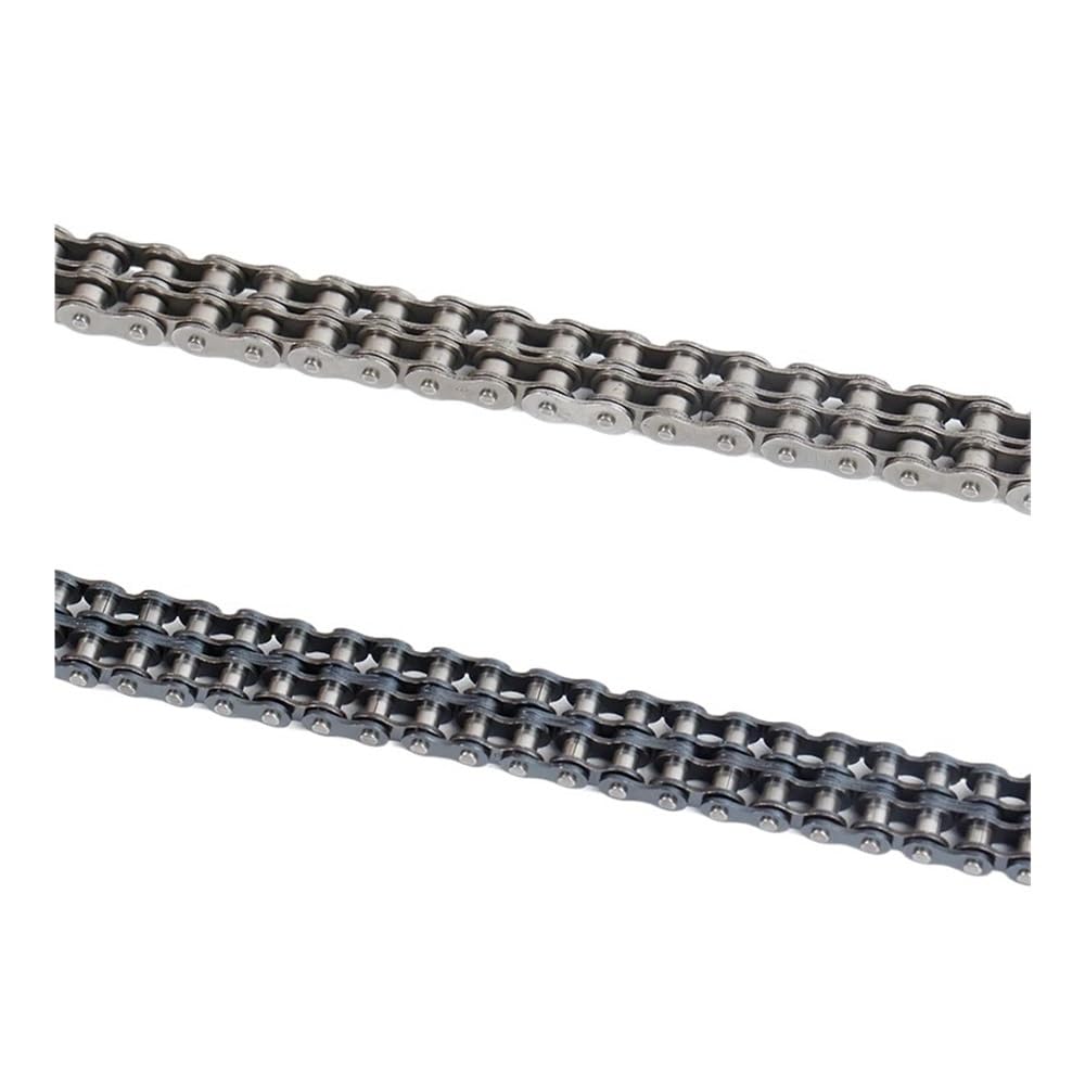 Cadena de Rodillos Industrial 1,5m 45# Acero 04C-2 05B-2 Doble Fila
