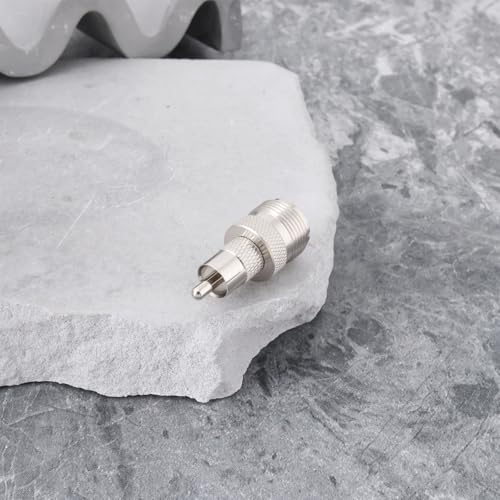 OTOTEC Adaptador Coaxial UHF SO239 Hembra a RCA Macho 2Pcs miniatura 7
