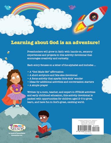 God Made Me from A to Z: 26 Activity Devotions for Curious Little Kids - Image 2