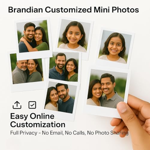 Image of Brandian | Pack of 20 | Mini Photo Prints for Memory Wall, Albums & DIY Decor | 4x3 Inch | Wall Art