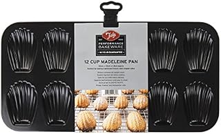 Tala Performance 12 Cup Madeleine Shell Cake Pan, Professional Gauge Carbon Steel with Eclipse Premium Non-Stick Coating, Cake Tin