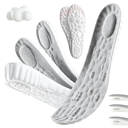 Plantillas elevadoras gris 1.4 in talla US M 7.5-10.5 miniatura 1