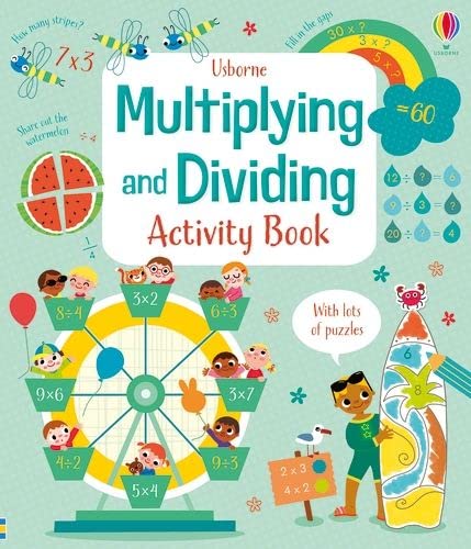 Usborne Multiplying & Dividing Activity Book it’s a Multiplication and division practice book for learning