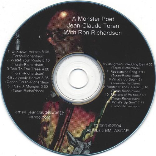 Monster Poet JeanClaude Toran With Ron Richardson by Toran, Jean