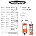 Yatilo F21-E1 Industrial Wireless Crane Remote Control Kit for Overhead Crane & Hoist, 6 Channels, Universal 16V-440V AC/DC, Red Mushroom E-Stop, IP65 Waterproof (1 Transmitter & 1 Receiver)