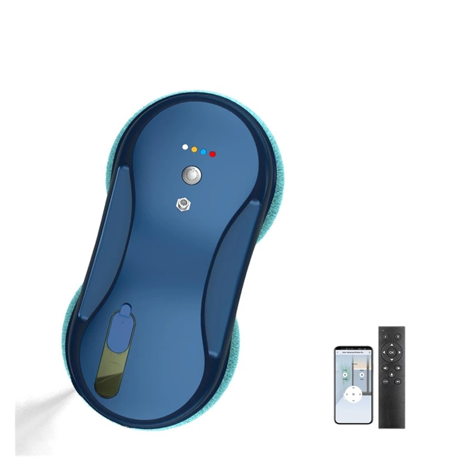 Automatic Window Cleaning Robot with Water Spray, Path Planning and Edge Detection Smart Electric Vacuum Cleaner for Home for Smooth Surfaces