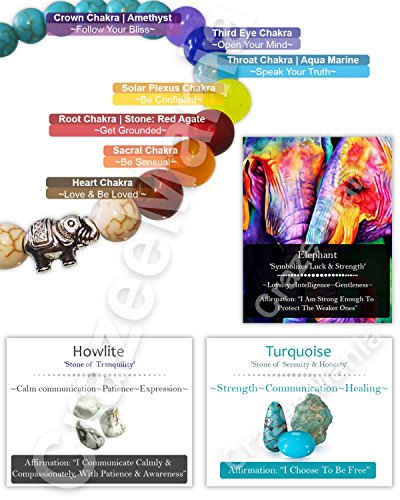 Image of Young & Forever Artisan Semi-Precious Gemstone Bracelet for Women & Girls - 7 Chakra Healing Crystal Jewellery with Heart Locket, Tree of Life & Divine Charms - Ideal Birthday