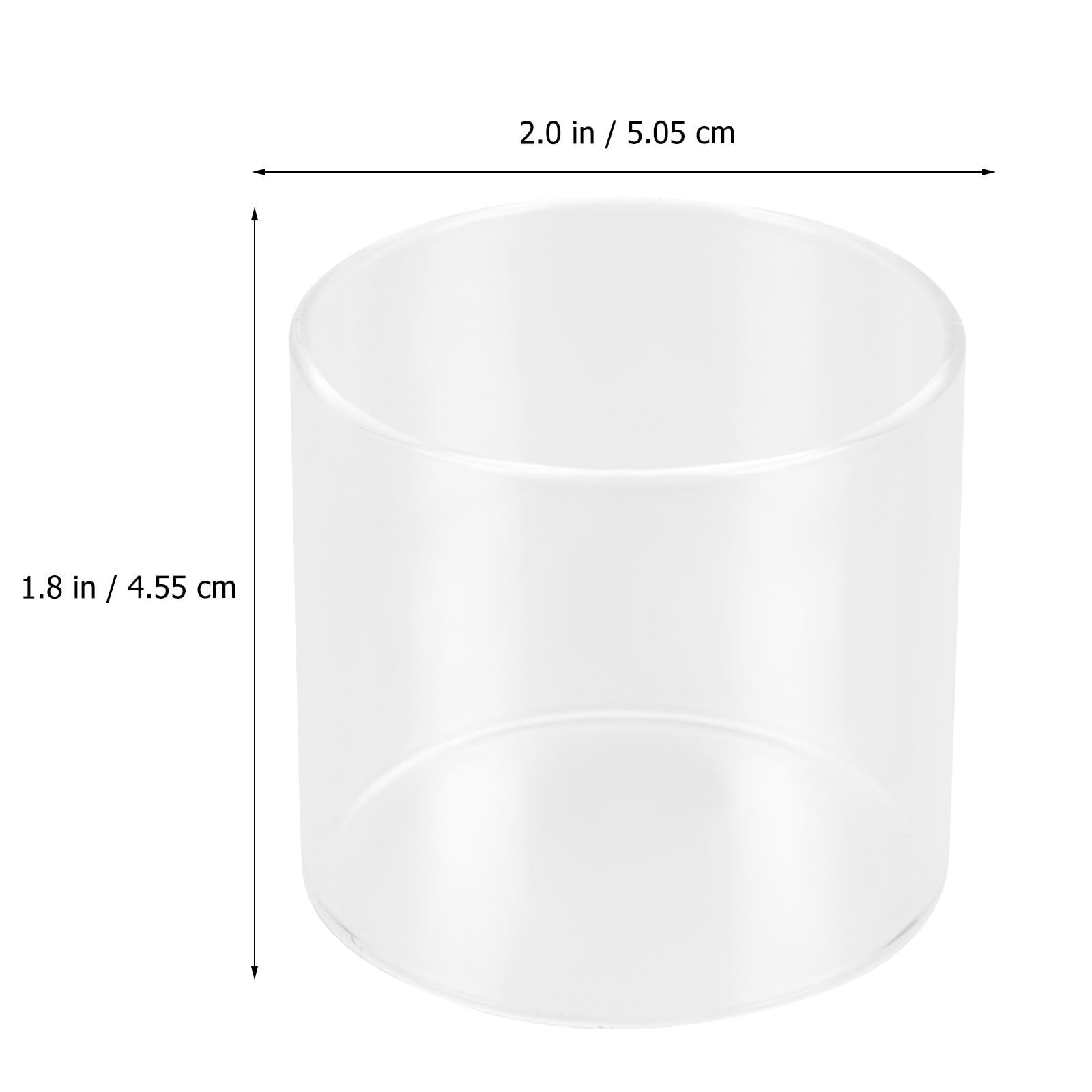 Pantalla De Vidrio Protectora Para Lámpara De Gas – Transparente, Resistente, Para Camping Y Exteriores (5.05 Cm)