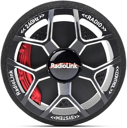 Radiolink Transmisor RC con eje D de metal para volante Radiolink RC4GS/RC6GS/RC8X, para DUMBORC X4/X5/X6PM/X10PM, para transmisor RC