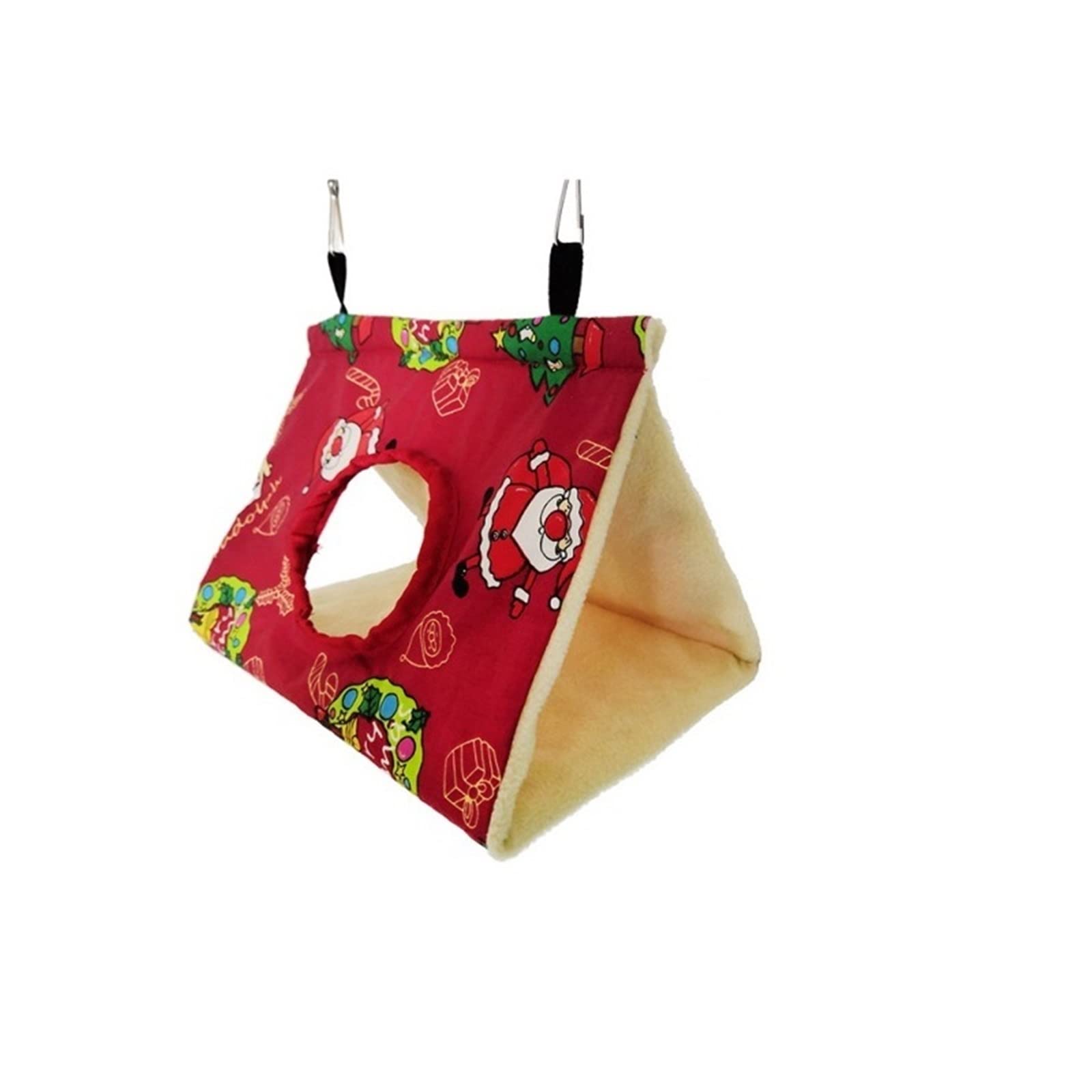Lit hamac pour oiseau et perroquet taille M en peluche chaude pour cage
