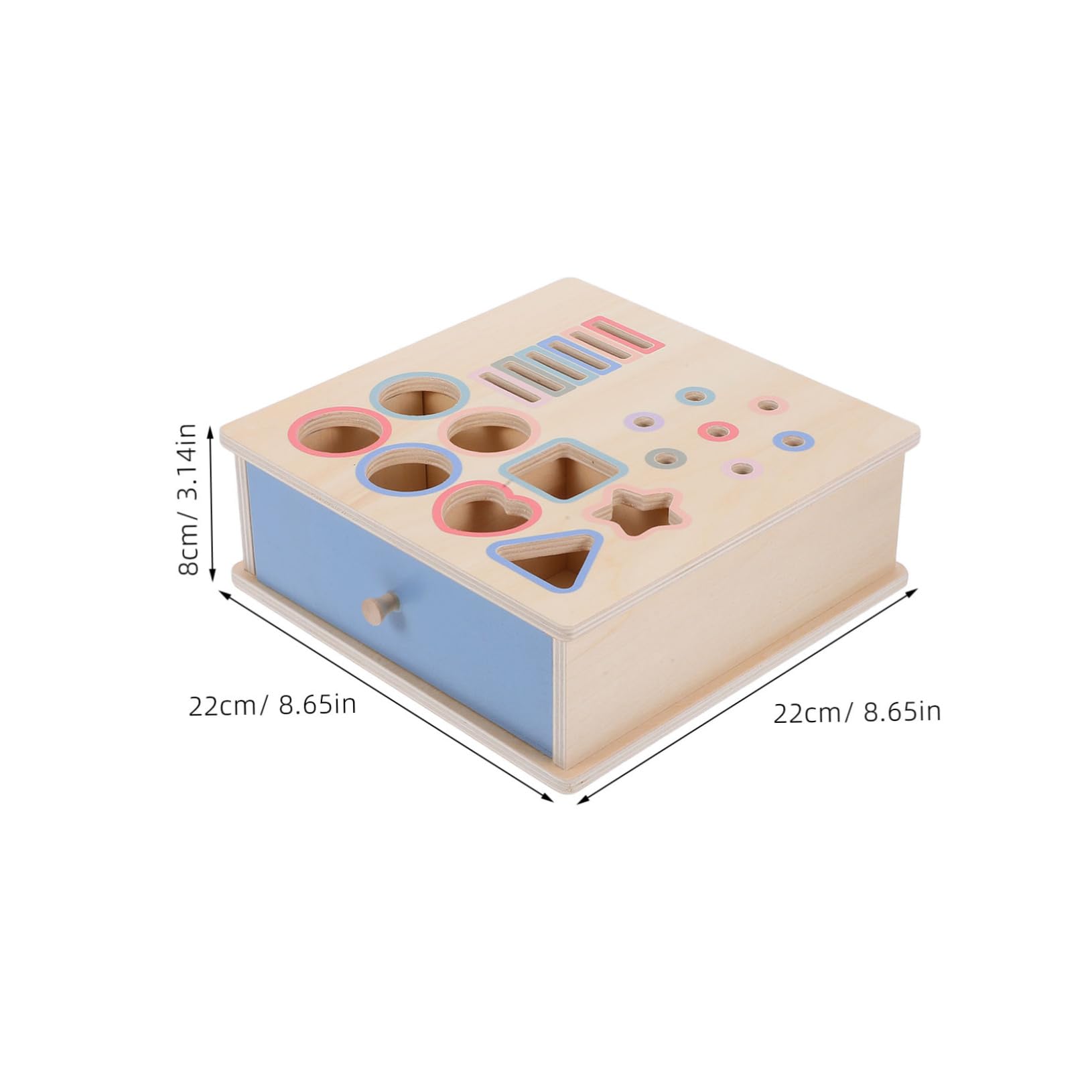 Juguete Montessori de Clasificación de Monedas de Madera para Bebés