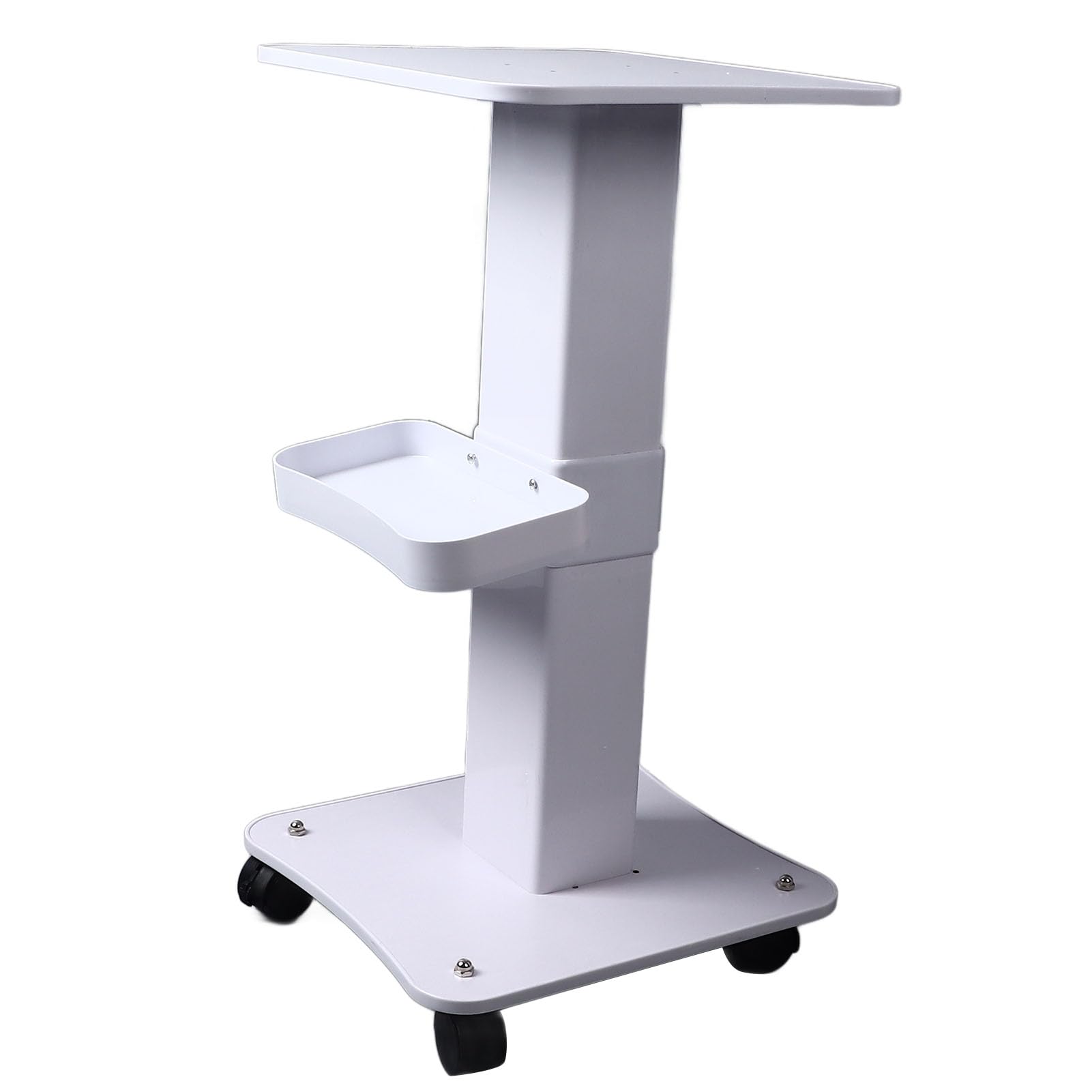 Dpofirs Laborwagen, Schönheitswagen mit Rädern, Rollender Laborwagen, Mobiler Wagen, Rollender Klinikwagen mit Tablett, 220 Lbs Tragfähigkeit, für Labor, Klinik, Schönheit und Salon