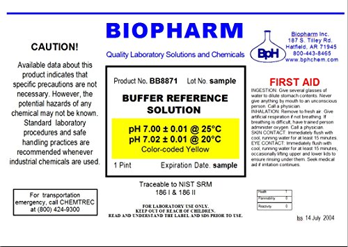 image for Biopharm pH Buffer Calibration Solution Kit 2-Pack — one pH 4.00 (re