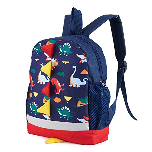 Babimax Mochilas Infantiles Animales para Niñas Bolsos de Dibujos al Aire Libre Bolsa de Libros Escolares Regalo para Niños (Azul Oscuro)