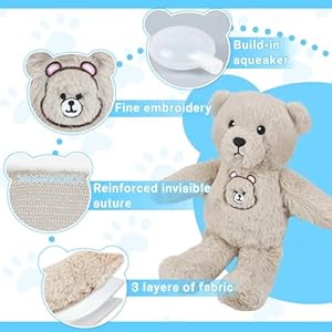   Squeaky-Dog-Toys-Cute-Teddy-Bear-Dog-Toy-for-Small-Medium-Large-Dogs-Stuffed-Puppy-Pet-Toys-for-All-Breeds-Plush-Dog-Toys-to-Keep-Them-Busy