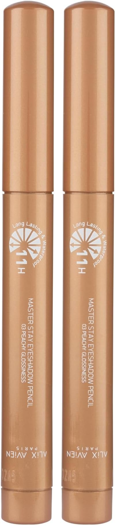 Alix Avien Suya Dayanıklı 11 Saat Kalıcı Yoğun Pigmentli Kremsi Göz Kalem Farı Master Stay 03 Peachy Gloss (2 paketi)
