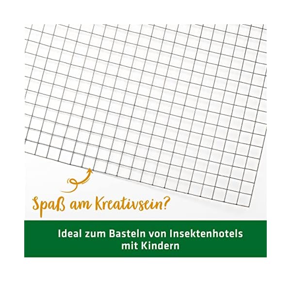 GARDIGO® Drahtgitter- 4 Stück I Insektenhotel Füllmaterial I Nisthilfe für Insektenhaus, Bienenhotel – Bild 5