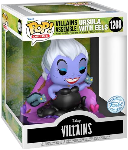 Funko La Sirenita Figura Vinilo Ursula with Eels (Pop! Deluxe) 1208 Unisex Pop! Standard PVC