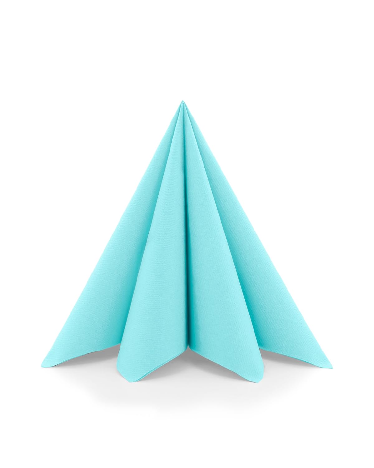 Sovie HORECA Airlaid Serviette in SKY, 40 x 40cm, 1/4 Falz, 50 Stück, hochwertige Einwegservietten in Stoffoptik für Gastronomie Hotel Catering und frische Tischdekoration