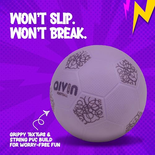 Image of Aivin Home-Play Football for Kids Indoor Training Ball No-Stitch - Purple