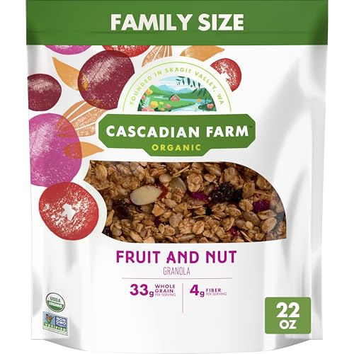 Image of Cascadian Farm Organic Fruit and Nut Granola, Family Size, 22 oz