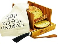 Algopix Similar Product 17 - Premium Bamboo Foldable Bread Slicer 