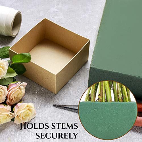Premium Floral Foam Bricks Green Styrofoam Wet Foam Blocks 2.87 x 3.87 x 8.87 inches - 6/Pkg Green - Thumbnail 5