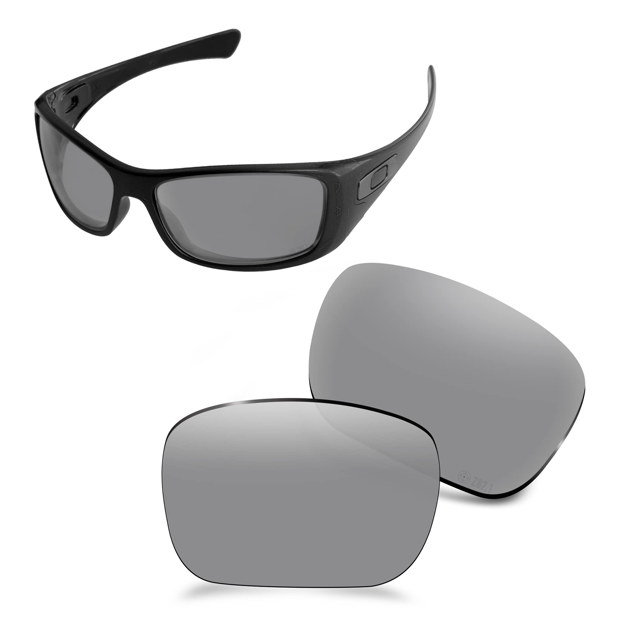 AOZAN ANSI Z87.1 Polarized Replacement Lenses Compatible with Oakley Hijinx Sunglasses - Gainsboro