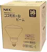 Amazon | NEC 電球形蛍光ランプ コスモボールビーム 屋外用 16W