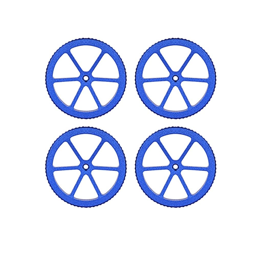 Upgraded 4PCS Aluminum Hand Twist Leveling Nut M5,Blue 4PCS Aluminum Hand-Twisted leveling Nut Kit M5 for CR-10S CR-20 Ender 3 3 Pro Ender 5 Plus Heatbed for 3D Printer-image-24