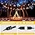 DAYBETTER Outdoor String Lights 50FT Waterproof LED Edison Outside Lights, 2200K 17 Shatterproof ST38 Bulbs, Hanging Umbrella Lights for Garden Camping Patio Porch Backyard Deck Balcony