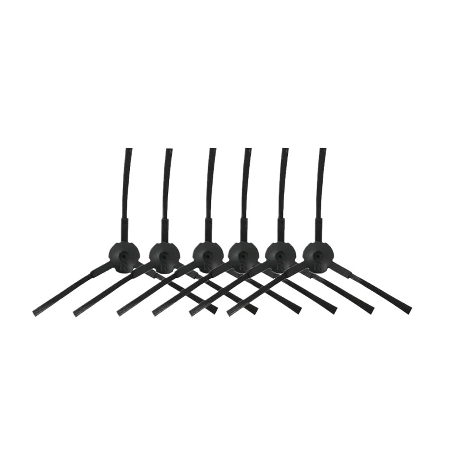 Side Brush (3 right+3 left),Compatible For Ilife，A4 A6 A4S V3S V3L V3S Pro V5 V50 V5S V5S Pro X5 T4 X430 X432 X620 X623 Cleaning brush part