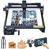 ✔️【DIY diferentes productos personalizados】El láser de alta precisión de la máquina de grabado láser A10 Pro puede crear fácilmente diferentes productos de bricolaje, incluyendo la fabricación de placas de identificación, puzles de juguete, modelos, tazas de agua grabadas y productos personalizados. Los materiales incluyen madera, metal, acrílico negro y mucho más.