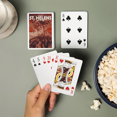 Baraja de 52 cartas Poker Mount St. Helens Washington miniatura 2