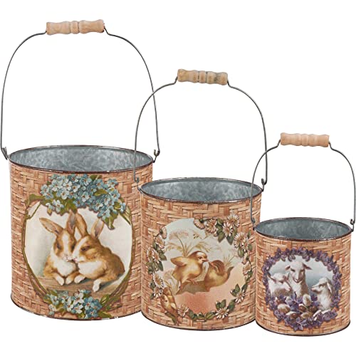 Primitives-by-Kathy-Vintage-Animal-Designs-Decorative-Bin-Set Primitives by Kathy Vintage Animal Designs Decorative Bin Set