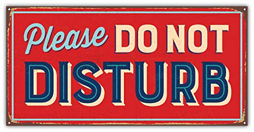 SkyBug Do Not Disturb Grunge Bumper Sticker Vinyl