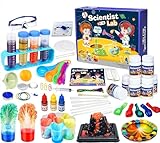 MBVBN 72PCS Kit de Ciencia para Niños, Experimentos de Laboratorio de Ciencias, DIY volcanes en erupción de Juego de...