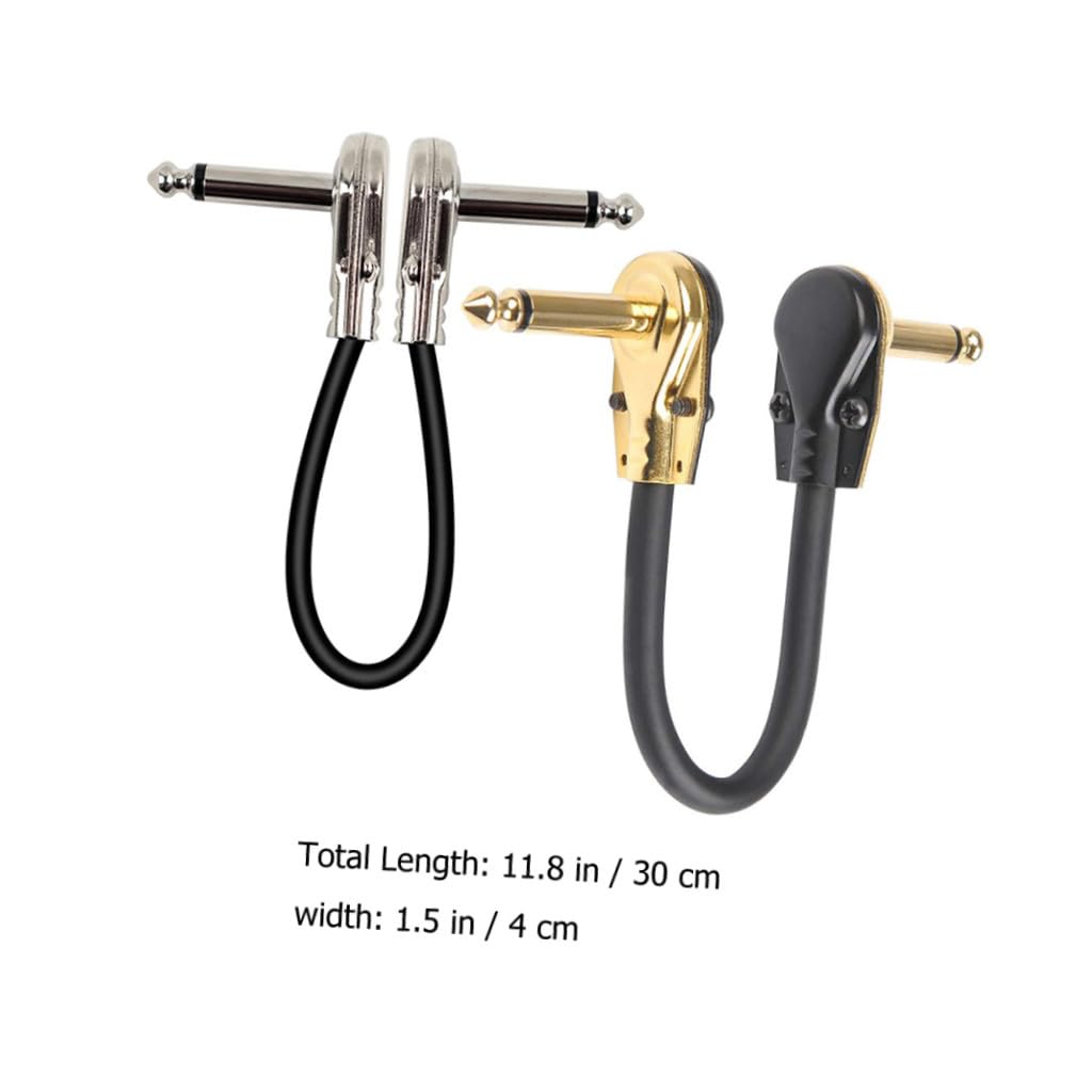 TOYANDONA 6stücke Gitarren Effektkabel Patchkabel Gitarre Bass Flexibel Kompatibel Mit Effekten Und Mischpulten Verbindung Für Musiker