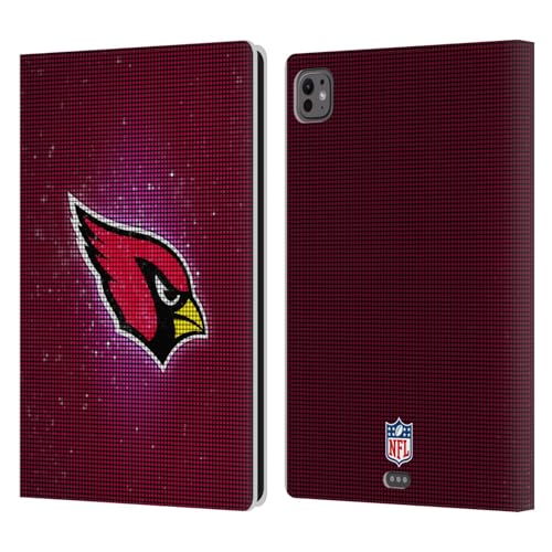 Étui portefeuille LED iPad Pro 11 M4 cuir Arizona Cardinals