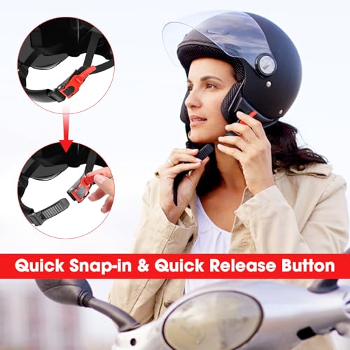 2 Stück Fahrradhelm Verschluss Helm Verschluss Motorradhelm Schnellverschluss Helmschnalle Gurtschnalle Fahrradhelm Ersatzteile Helmet Release Buckles für Motorradfahrer Und Radfahrer
