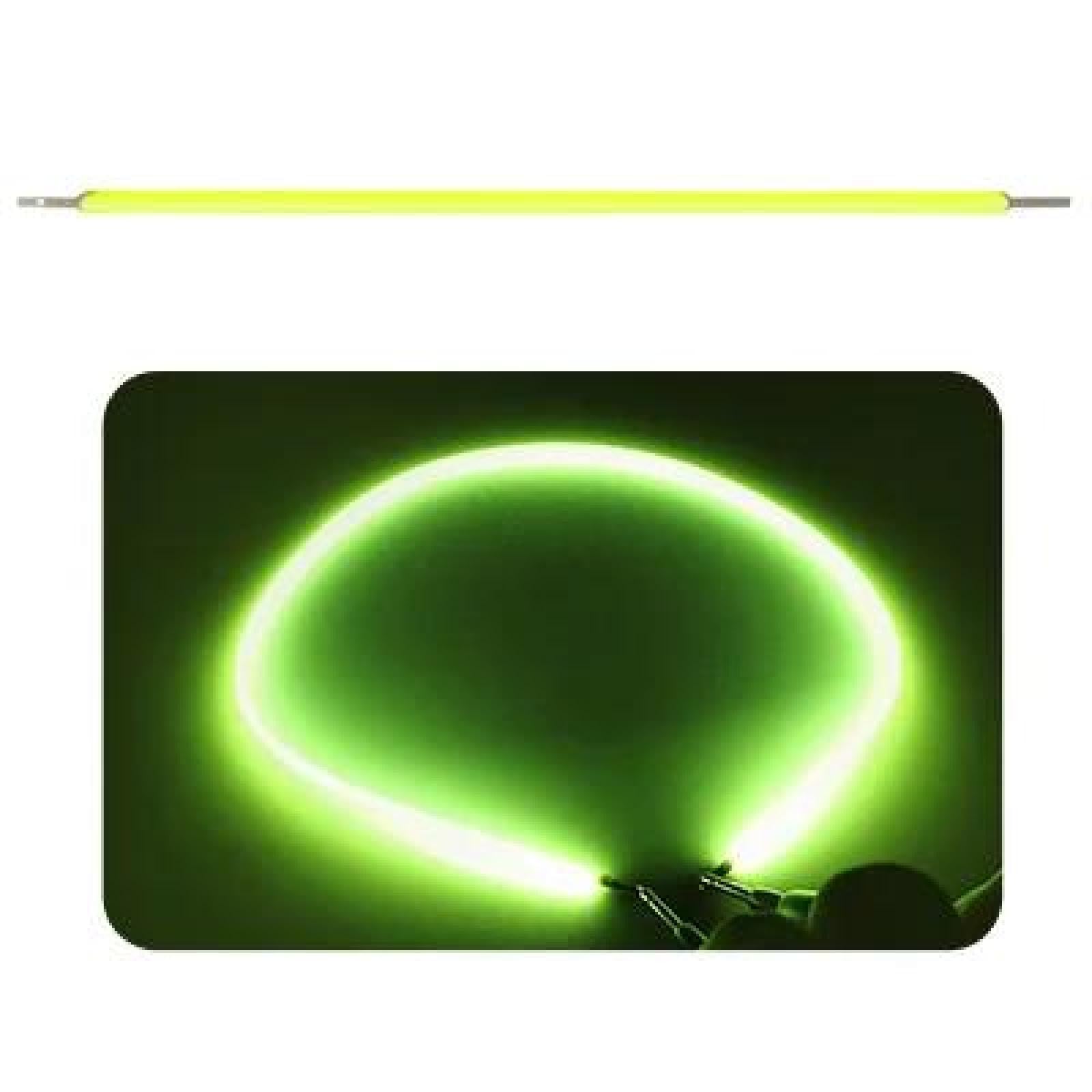 50PCS 38 mm 60 mm 80 mm 130 mm 300 mm Bombilla Edison Rojo Azul Rosa 6500K 3v Cob Filamento LED Piezas de lámpara flexible Luz flexible de bajo voltaje para decoración de bricolaje 300 mm verde