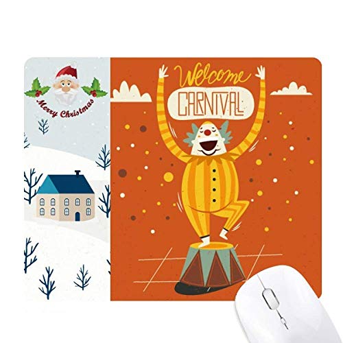 Cadeau de Noël tapis de souris clown de Venise pour décoration originale