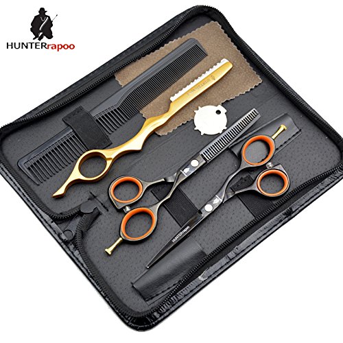Amazon | HUNTERrapoo 5.5インチステンレス製 美容師カットシザー