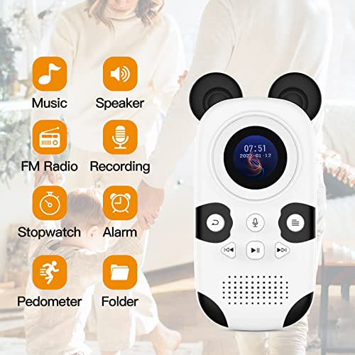 Ruizu X31 64Gb Mp3 Player For Kids, Cute Panda Portable Music Player Mp3 thumb #6