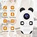 RUIZU 64GB MP3 Player for Kids, Cute Panda Portable Music Player MP3, Child MP3 Player with Bluetooth 5.3, Speaker, FM Radio, Voice Recorder, Alarm Clock, Stopwatch, Pedometer, Support up to 128GB