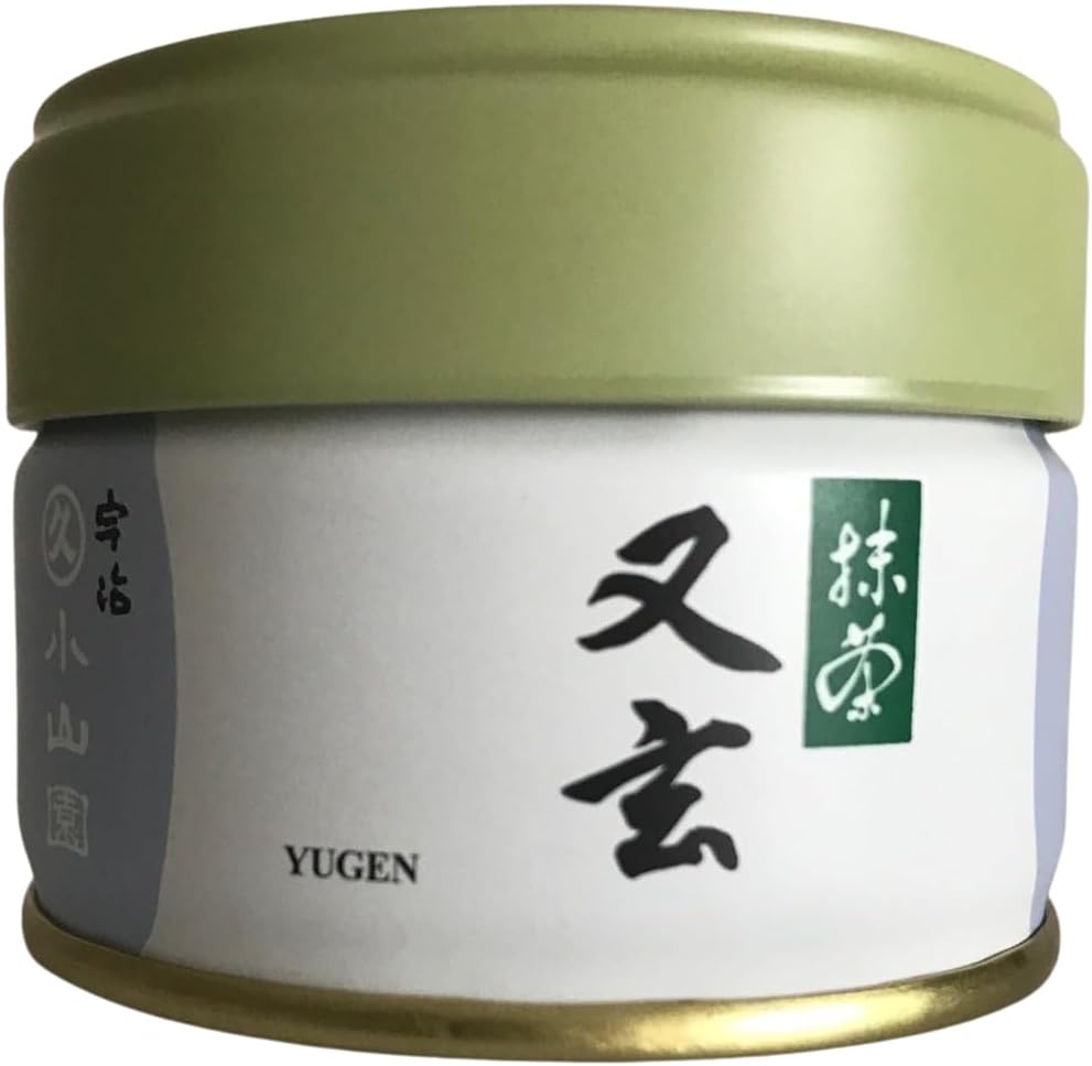 Yugen Matcha – Ceremonial Grade, Stone-Ground 20g Can – Premium Japanese Green Tea from Uji Kyoto for Usucha, Lattes, or Gifting