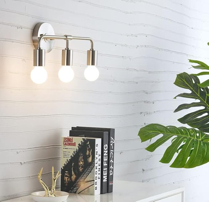 Quality Collection Wall Fixture Mid Century Modern Sconce Lighting Lamp Also Double As Art for Your Walls Or Ceiling (Antique)(Electric, Brass)