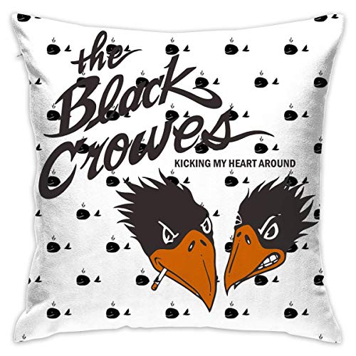No The Black Crowes Kickin My Heart Around Comfort Home Decoration Cotton Cotton Decorative Pillow Cases Fundas para Almohada (40cmx40cm)